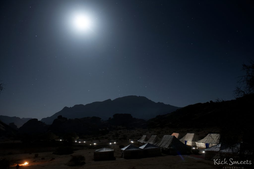 Anti Atlas by night, Marokko
